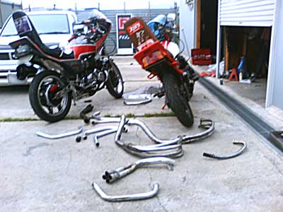 CBX４００F用プロタッチ管