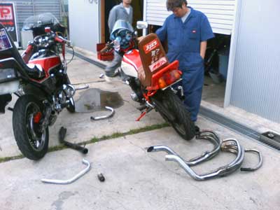 CBX４００F用プロタッチ管